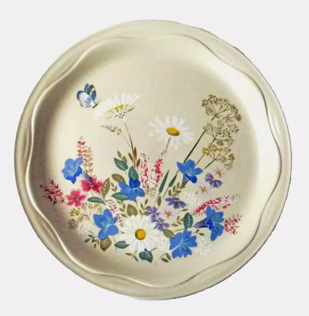 Poole Pottery Springtime Pattern Side Plate 17cm Dia made in the Style Shape