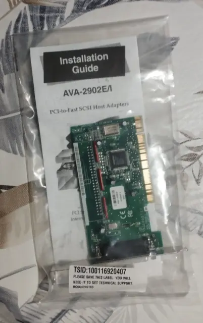 CARTE CONTRÔLEUR Adaptec AVA-2902 E/I - PCI   SCSI