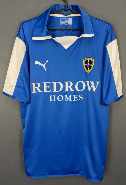 Men's Fc Cardiff City 2003/2004 Home Soccer Football Shirt Jersey Size M Medium