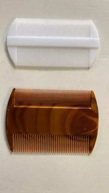 Double Sided Nit Combs for Head Lice Detection Comb Kids Pet Flea