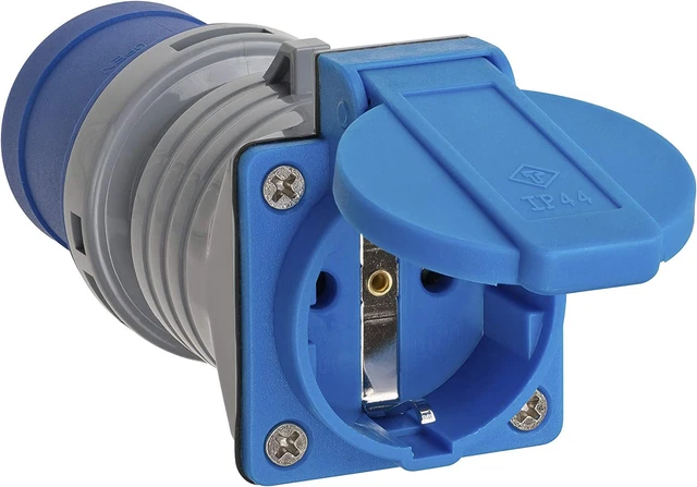 Brennenstuhl 1080990 Ceeadapter 240V/16A IP44 Sur Contact / Schuko 230V/1A