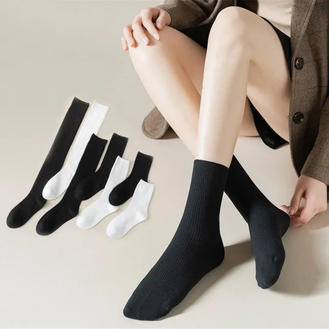 Solid Color Elastic Sexy Thigh High Stockings Women Long Socks Over Knee Socks