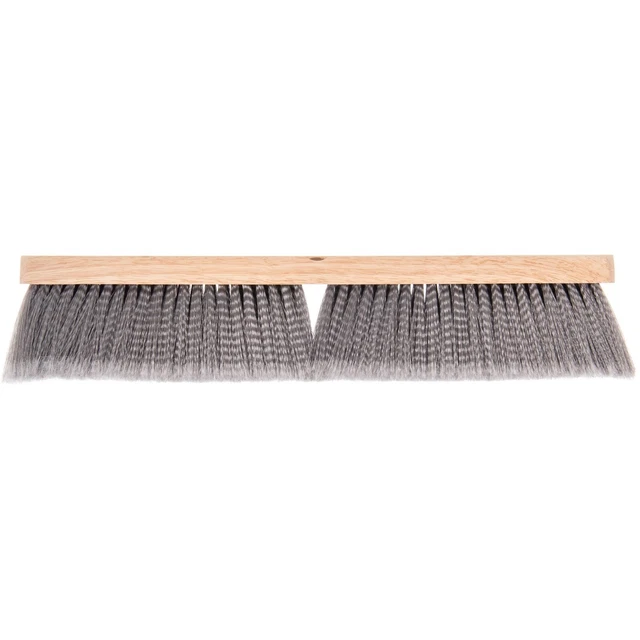 Carlisle 3621951823 18" Push Broom Head with Gray Flagged Bristles New