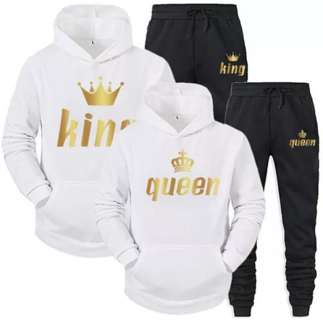 Trainingsanzug Queen King Damen Herren Set 2 teilig