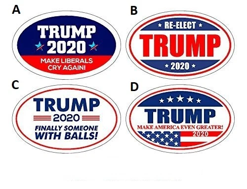 2020 Election Donald Trump for President MAGA Refrigerator Fridge Magnet Sticker