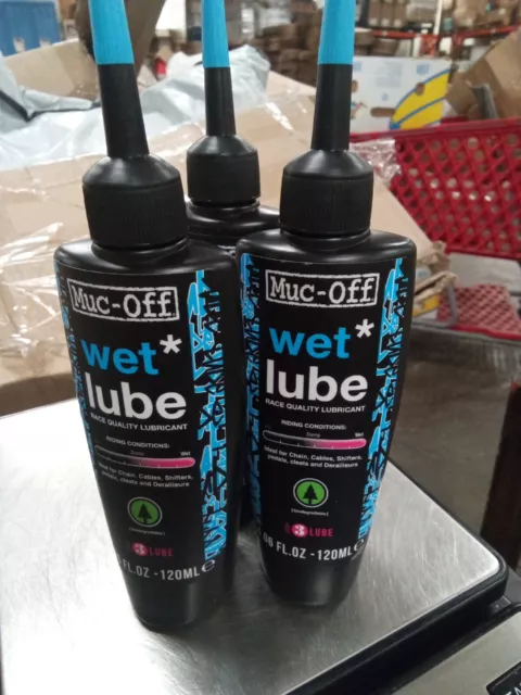 Muc-Off Wet Bicycle Chain Lubricant 3pk 863kb