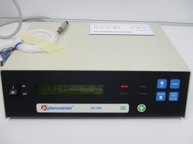 Phenomenex RC-200 minimizer Solvent Recycler waste
