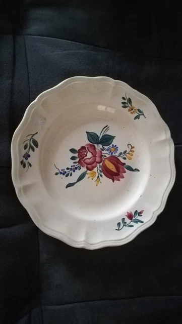 assiette digoin sarreguemines