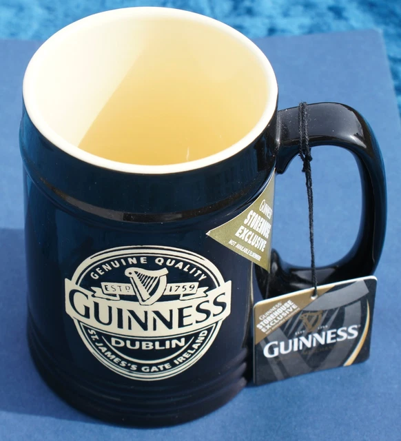 GUINNESS CLASSIC TANKARD WITH BADGE from the Guinness Storehouse in Dublin