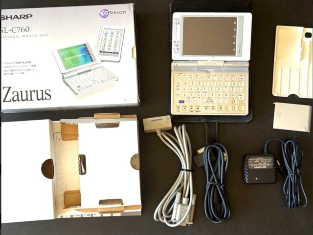 Console retrò SHARP Zaurus SL-C1000 PDA funzionamento confermato usata Console retrò SHARP Zaurus SL-C1000 PDA funzionamento confermato usata