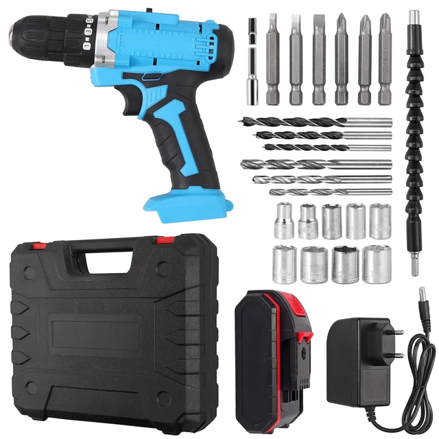 Perceuse à Percussion Mac Allister 18V Sans Fil 2x1.5Ah MSCD18-Li-2 - Puissante Et Polyvalente