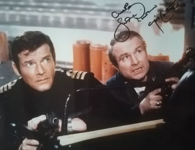 James Bond photo signed by Shane Rimmer