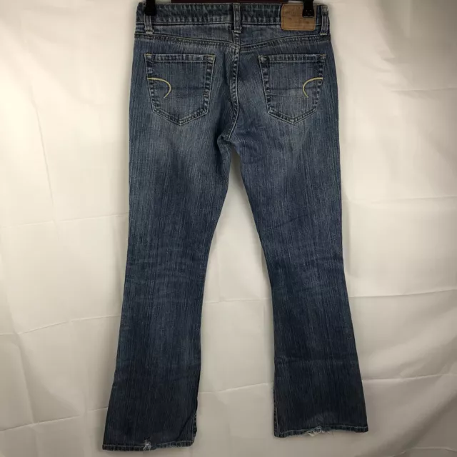 American Eagle Womans Boot Cut Blue Jeans Size 2 Regular