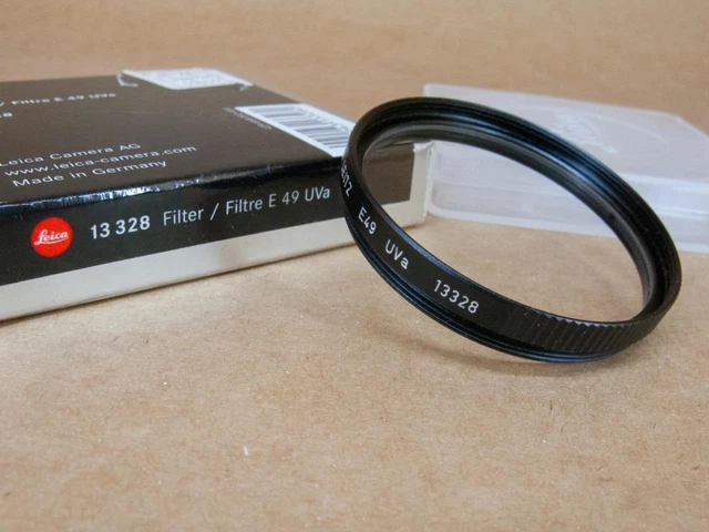 Filtro UVa Leitz Leica 13328 E49 negro - en caja