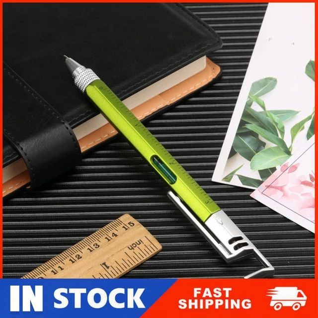 MULTI-FUNCTION BALLPOINT PEN Phone Bracket Screwdriver Level Ruler ...
