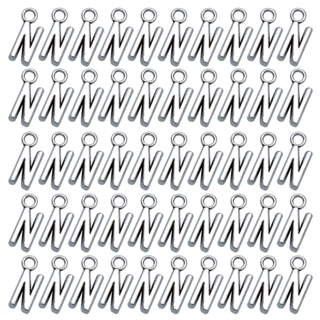 100 pcs Buchstabe k Initial Charme Armband Alphabet Pendent Charme 12