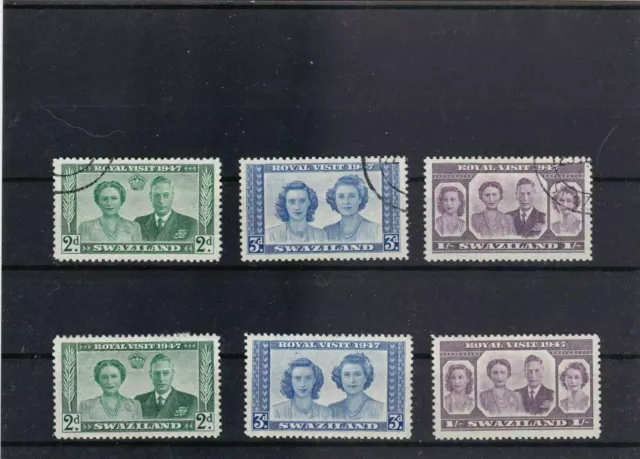 Swaziland Mounted Mint  Used  Stamps On Stock Card Ref 1649