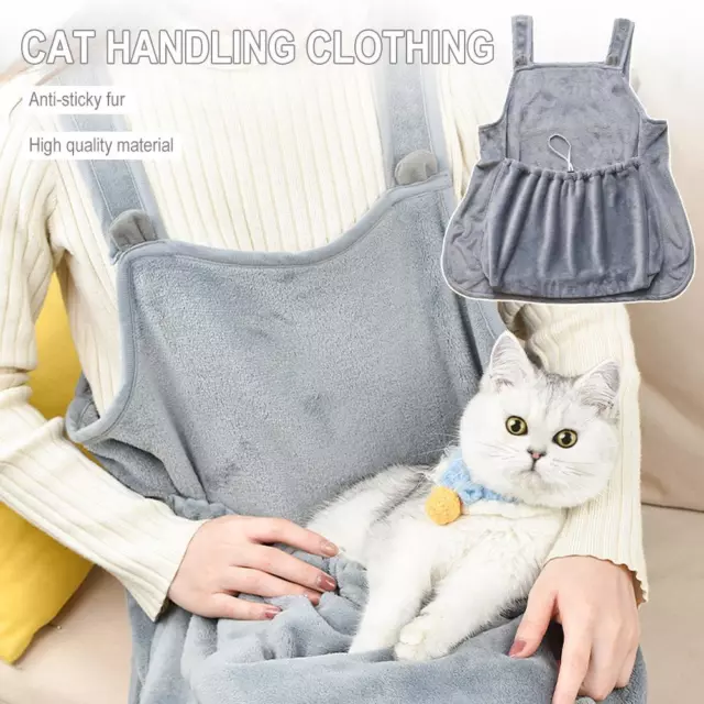 Cat Hold Apron Pocket Warm Fluffy Sleeping Bag Hold V7 Apron Hot Pocket D1Y2