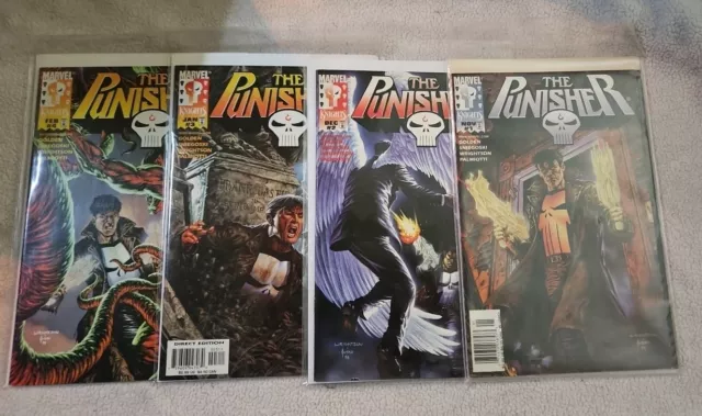 Marvel Knights Punisher #1 Through 4 Bernie Wrightson 1998