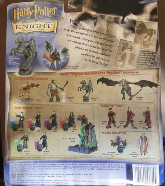 Harry Potter Knight Action Figure Sorcerer's Stone Deluxe Creature Collection 2