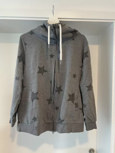 Umstandssweatjacke Tragejacke Sterne L 44/46