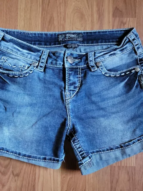 Silver Jeans Mckenzie Flap Shorts Size 29