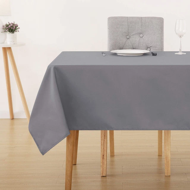 Grande Nappe Rectangulaire Anti-tache Polyester - Motif Floral Citron Vert 150x350 Cm