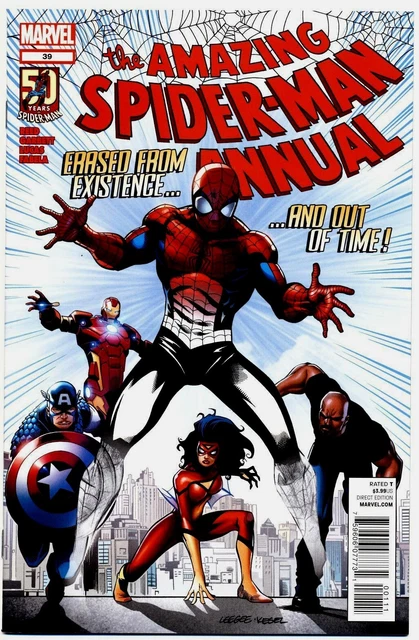 Amazing Spider-Man Annual #39 July 2012 Avengers Iron Man Marvel Comic Book 1