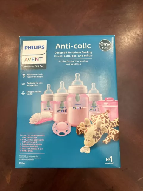 Philips Avent Anti-Colic New Born Gift Set - PINK