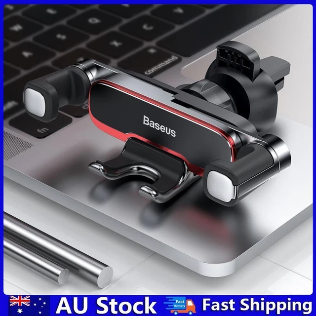 Baseus Car Phone Holder Bracket Metal Gravity Auto Air Vent Cellphone Stand