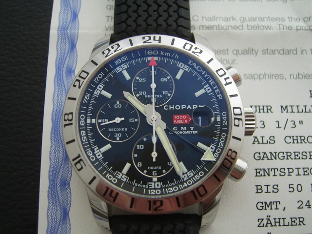 CHOPARD MILLE MIGLIA 42 Gmt Chronometer Chronograph 8992 - Full Set Aus ...