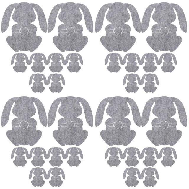 32 piezas soporte para utensilios de vajilla conejo soporte para cubiertos soporte para vajilla soporte para utensilios