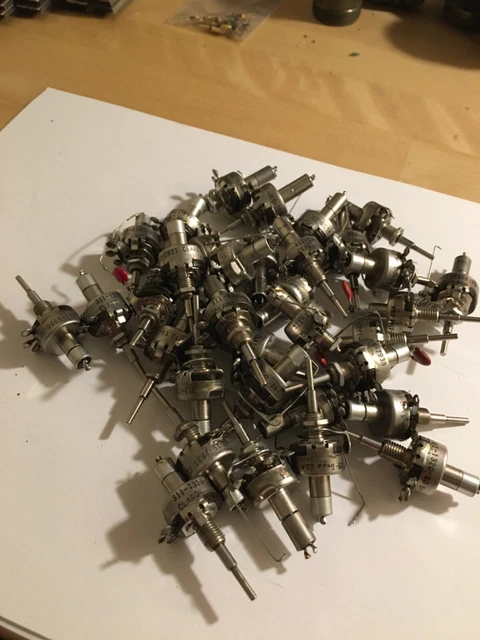 tektronix potentiometers large lot used 35 pcs