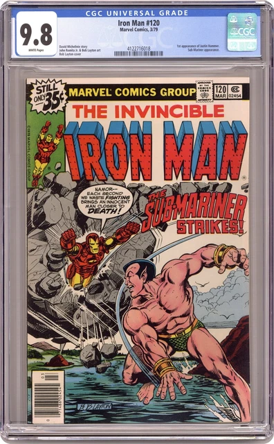 Iron Man #120 CGC 9.8 1979 4122716018 1st app. Justin Hammer