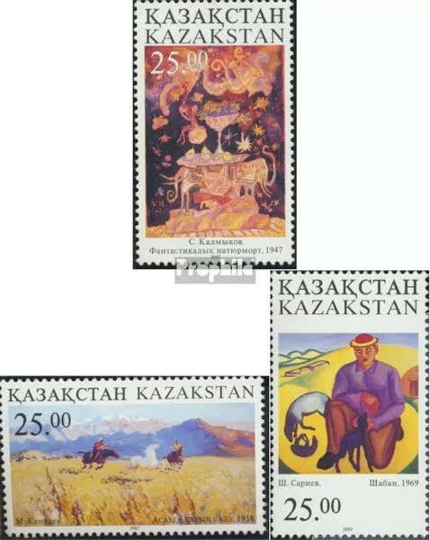 kazakhstan 185-187 neuf avec gomme originale 1997 Peinture