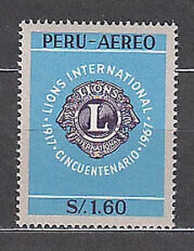Peru - Luft Yvert 218 MNH Lions