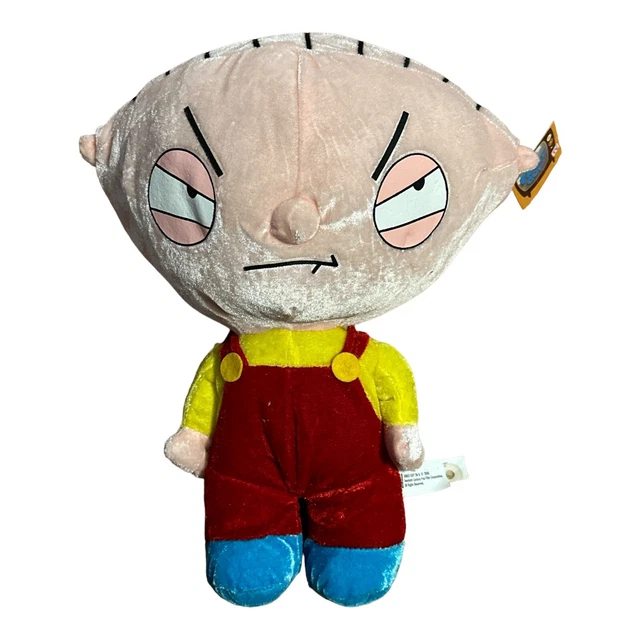 LARGE 14” PLUSH Stewie Griffin Family Guy 2007 TOY FACTORY Stuffed Doll