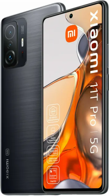 Xiaomi 11T Pro 5G 256GB 8GB Ohne Simlock Meteorite Gray Grau Dual Sim NEU + OVP