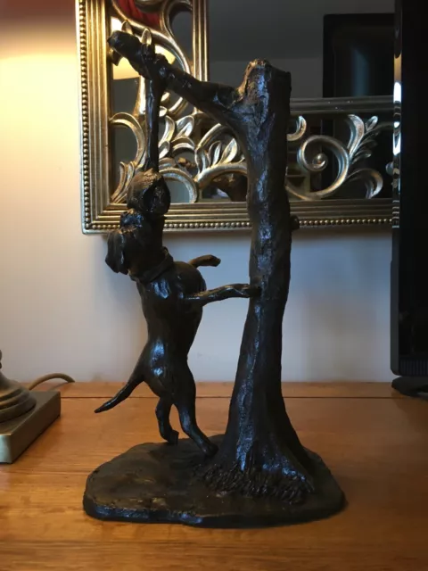 Statuetta Bulldog americano - Altalena albero - Manica morso / Johnson / Scott tipo cane