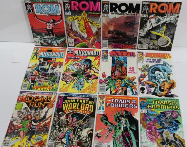 MARVEL Vintage Lot of 12 Comic Books (1977 - 1988) VF to NM