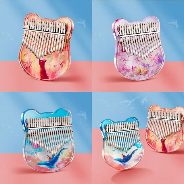 Nice Sound Main musicale Oreille d'ours 17/21 Clés Kalimba Piano à pouce
