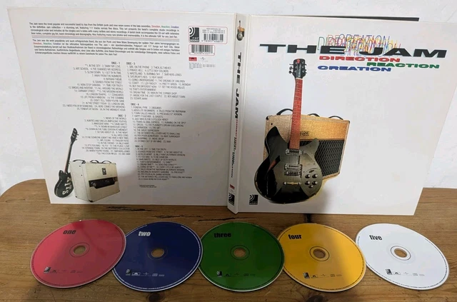 THE JAM–DIRECTION CREATION Reaction 5CD Box Set+Booklet (Polydor