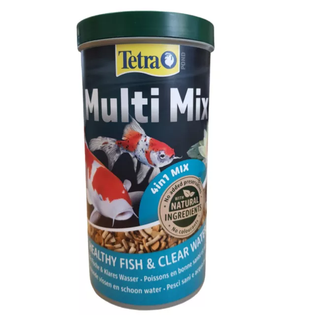 Aliment complet Multi Mix 1 litre , 170 g pour poisson d'ornement de bassin