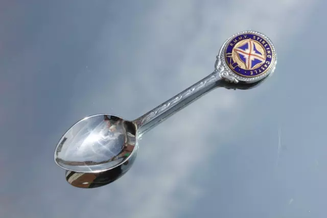 Union Castle Line Rmmv Stirling Castle Sold Onboard Souvenir Spoon