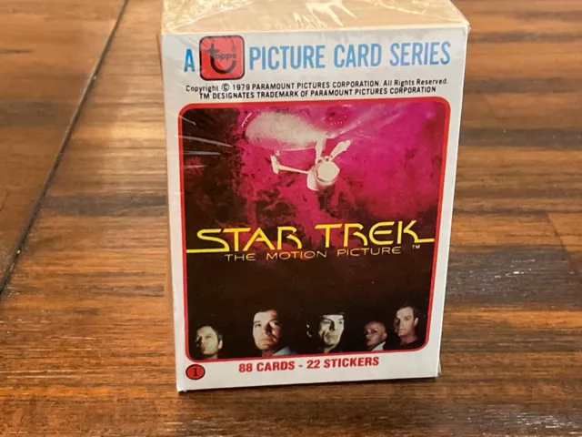 Star Trek The Motion Picture Complete Trading Card Set "88 Cards + 22 Stickers"