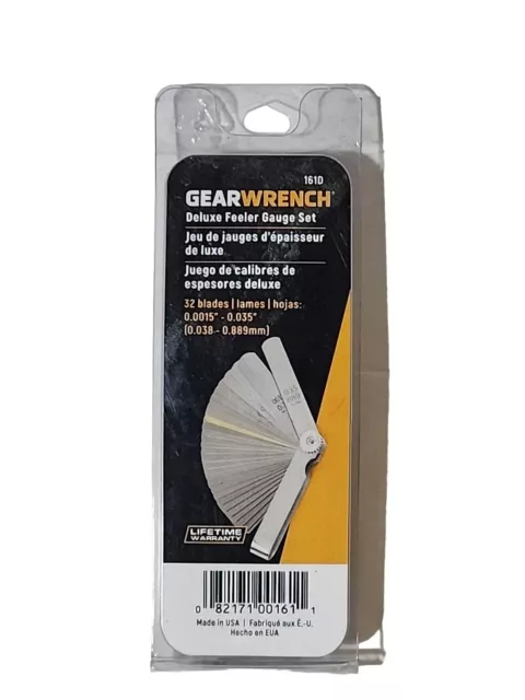 Gearwrench 161D 32 Blade Feeler Gauge Set