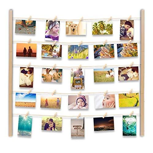 Uping Cornice Portafoto da Parete | Cornice Multipla per Foto | Con 30 Foto C...