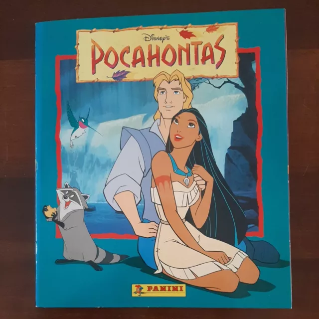 ALBUM FIGURINE PANINI POCAHONTAS Disney 1995 COMPLETO . PERFETTO