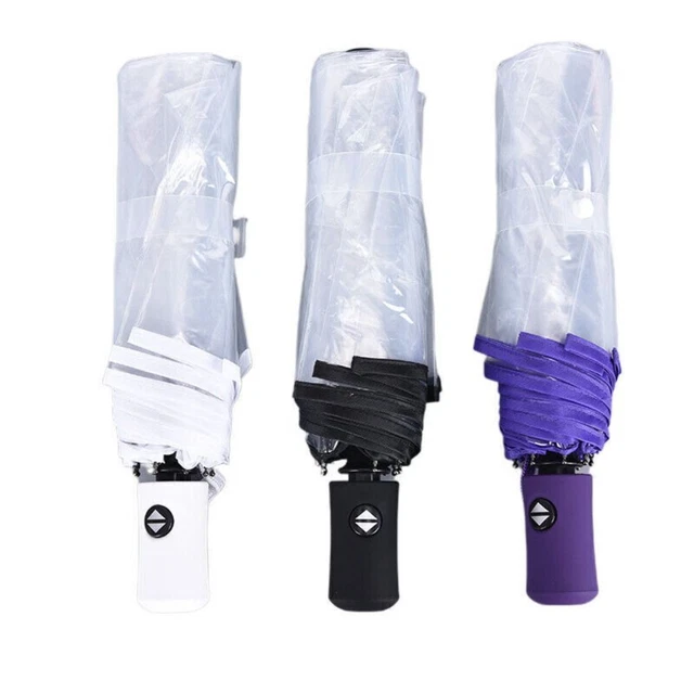 OMBRELLO ANTIVENTO AUTOMATICO PVC Ombrelli Pioggia Viaggio Outdoor EUR ...