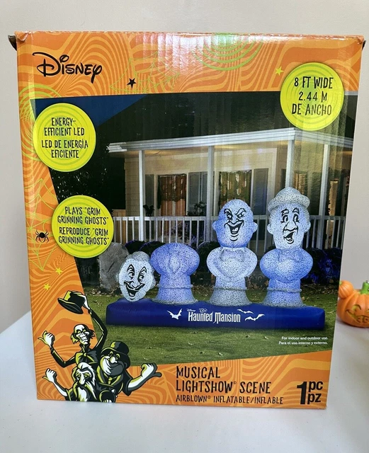 DISNEY HAUNTED MANSION Musical Singing Busts Scene Halloween Inflatable